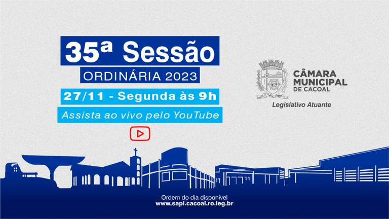 Participe Da Sess O Ordin Ria Da C Mara Municipal De Cacoal Nesta