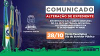 A Sessão Ordinária da Câmara Municipal foi transferida para o dia 🗓️ 1º de novembro de 2024