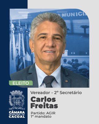 Vereador Carlos Freitas