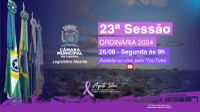 A Câmara Municipal de Convida para a 23ª Sessão Ordinária Nesta segunda-feira dia 26 de agosto.