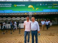 Bruno Trevizani e vice-prefeito na 2ª Rondônia Rural Show